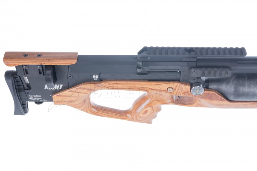 Luftgewehr AirMaks Krait WL 6,35mm Light Brown Lamino 8