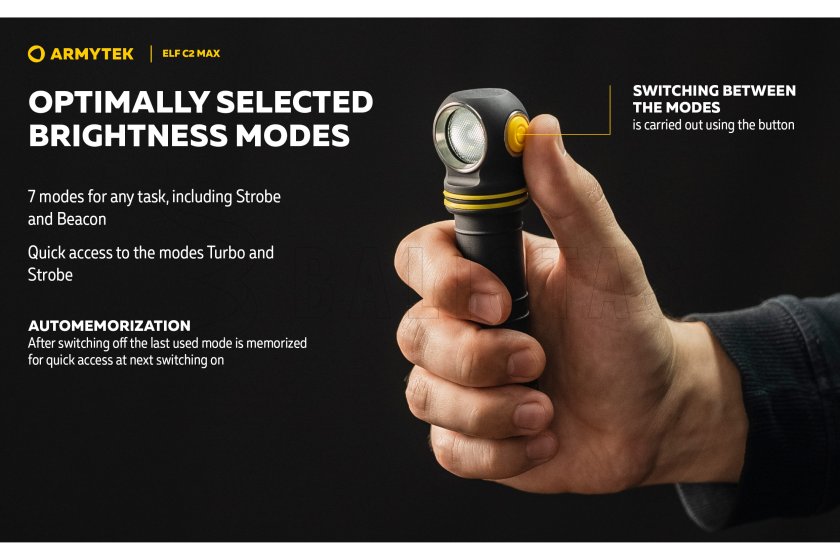 Multifunkční svítilna Armytek Elf C2 MAX USB-C bíle světlo 27.jpg