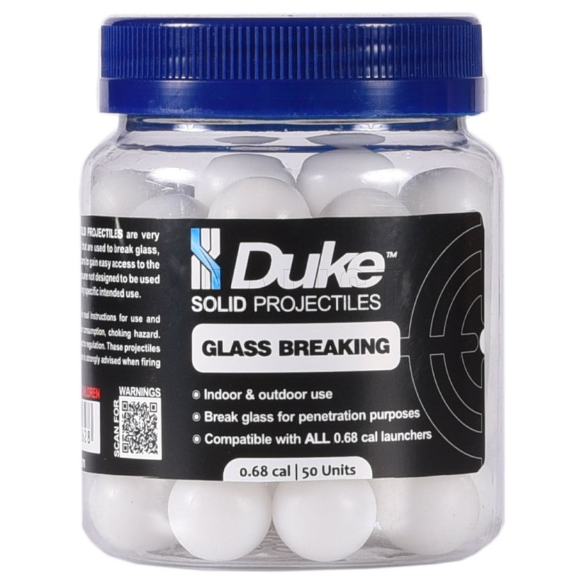 Kugeln Duke Glass Breaking Solid Projectile .68 50 St.