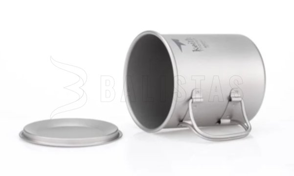 Titanbecher Keith mit Deckel 450ml 4