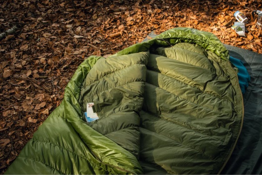 Schlafsack Pinguin Lava 350 175cm grün links 8
