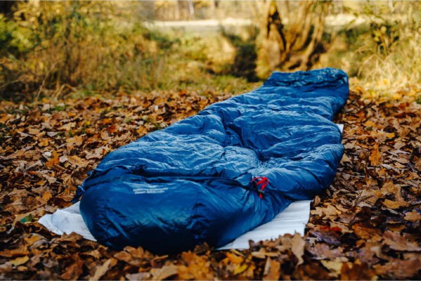 Schlafsack Pinguin Lava 350 175cm grün links 11