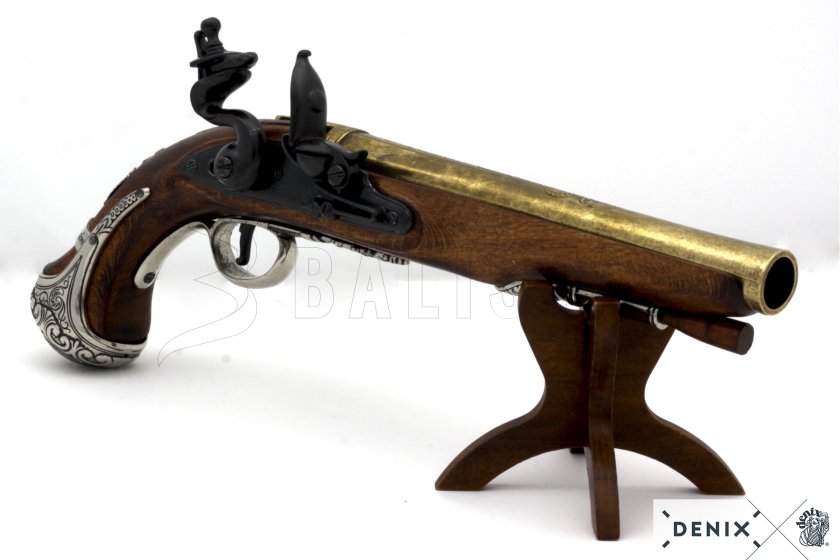 Replik einer Steinschlosspistole von General George Washington, England 18. Jh. 4