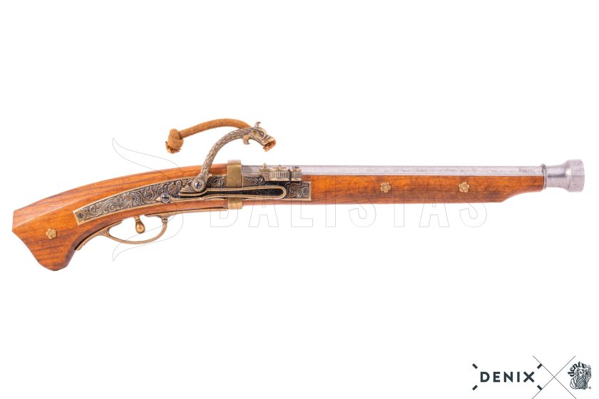Pistolenreplik mit Luntenschloss, Japan 1800