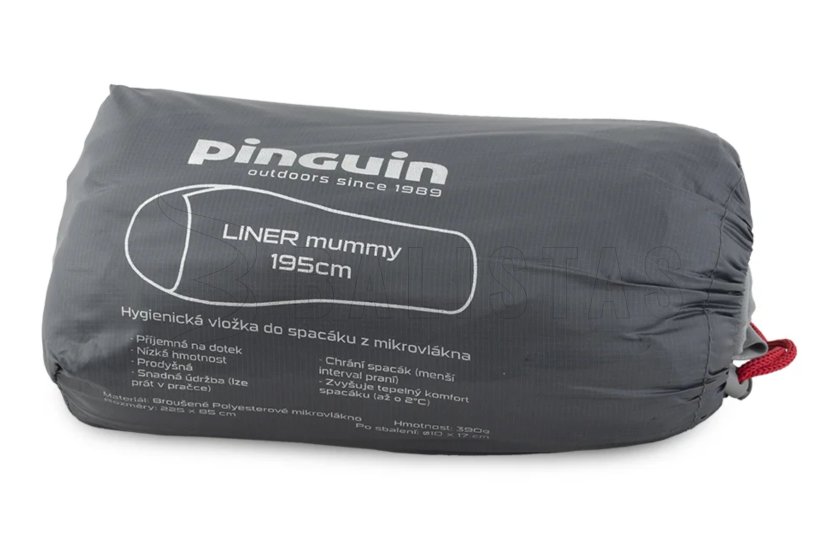 Schlafsack-Inlett Pinguin Liner Mummy 195cm 5