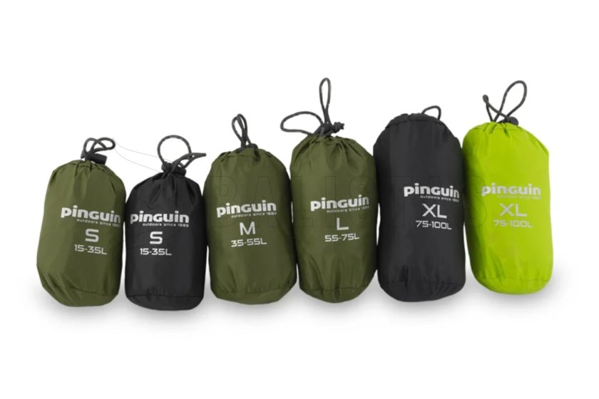 Rucksack-Regenhülle Pinguin Raincover M lime 8