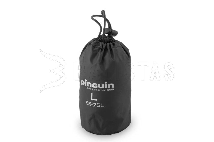 Rucksack-Regenhülle Pinguin Raincover L schwarz