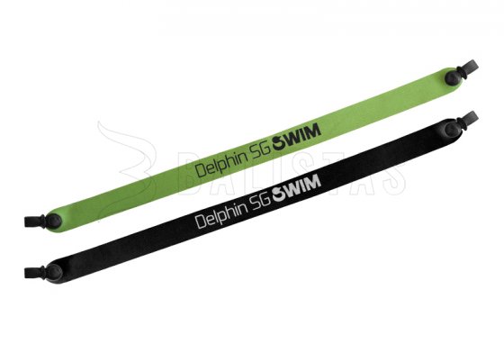 Schwimmfähiger Brillenriemen Delphin SWIM schwarz