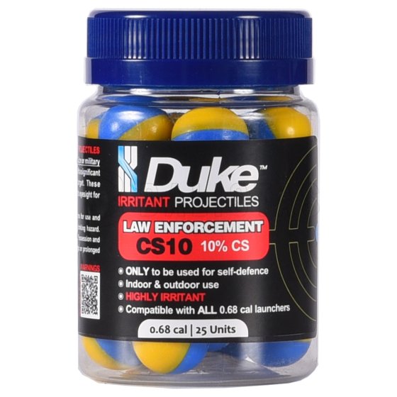 Kugeln Duke CS10 Law Enforcement Irritant Projectile .68 25 Stück